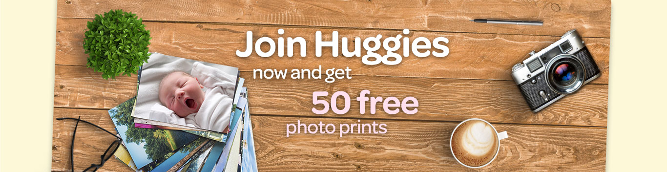 50 free prints when you join Huggies - Huggies AU